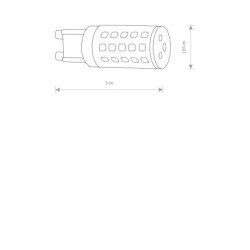 Lemputė BULB LED G9 4000K Balta