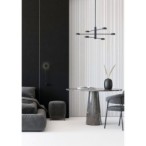 Sieninis šviestuvas ORBIT GX53 IP20 Juoda
