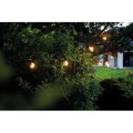 Girlianda FESTOON LIGHTS 9m E27 220V IP65 Juoda