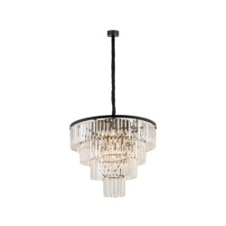 Pakabinamas šviestuvas CRISTAL L 12xE14 Skaidri