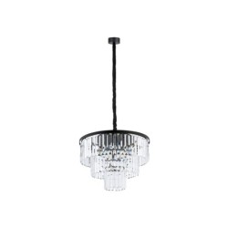 Pakabinamas šviestuvas CRISTAL M 9xE14 IP20 Skaidri
