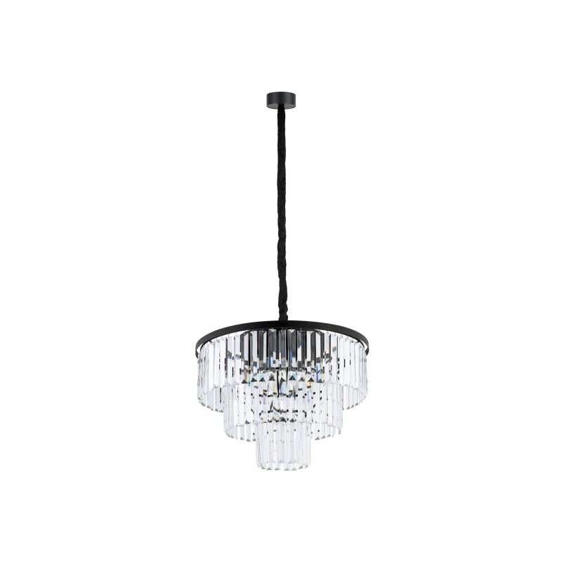 Pakabinamas šviestuvas CRISTAL M 9xE14 IP20 Skaidri