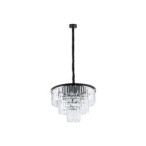 Pakabinamas šviestuvas CRISTAL M 9xE14 IP20 Skaidri