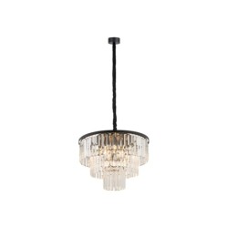 Pakabinamas šviestuvas CRISTAL M 9xE14 IP20 Skaidri