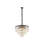 Pakabinamas šviestuvas CRISTAL M 9xE14 IP20 Skaidri