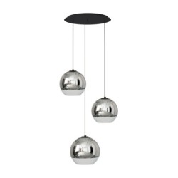 Pakabinamas šviestuvas GLOBE PLUS 3xE27 IP20 Chromas