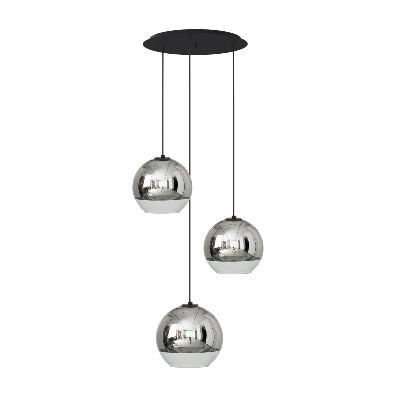 Pakabinamas šviestuvas GLOBE PLUS 3xE27 IP20 Chromas