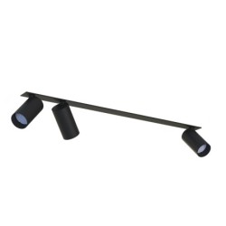 Pakreipiamas šviestuvas MONO SURFACE 3xGU10 IP20 Juoda