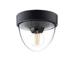 Lauko lubinis šviestuvas NOOK 1xE27 IP44 Juoda