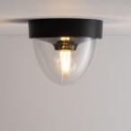 Lauko lubinis šviestuvas NOOK 1xE27 IP44 Juoda