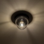Lauko lubinis šviestuvas NOOK 1xE27 IP44 Juoda