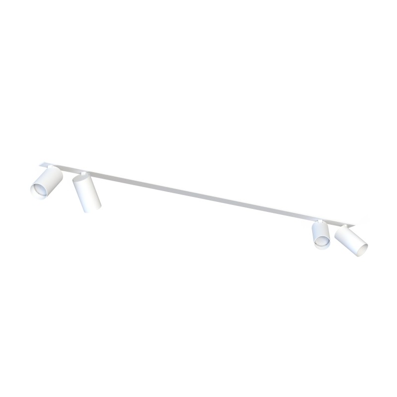 Pakreipiamas šviestuvas MONO SURFACE 4xGU10 IP20 Balta