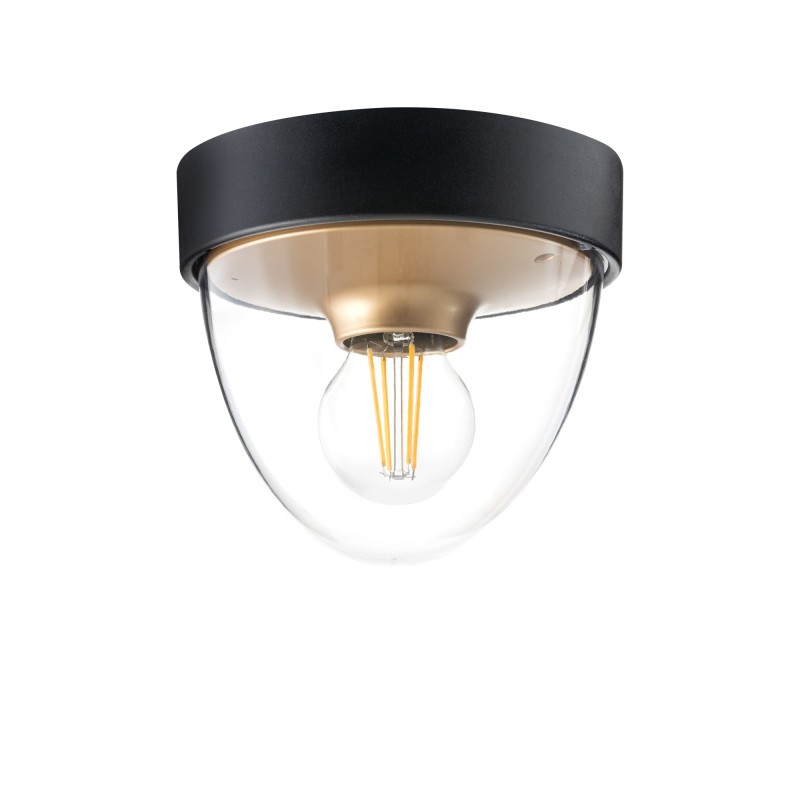 Lauko lubinis šviestuvas NOOK E27 IP44 Aukso