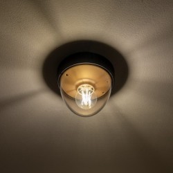 Lauko lubinis šviestuvas NOOK E27 IP44 Aukso