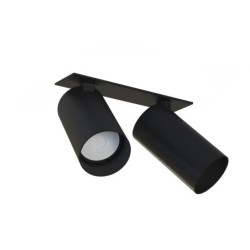Pakreipiamas šviestuvas MONO SURFACE GU10 IP20 Juoda