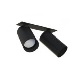 Pakreipiamas šviestuvas MONO SURFACE GU10 IP20 Juoda