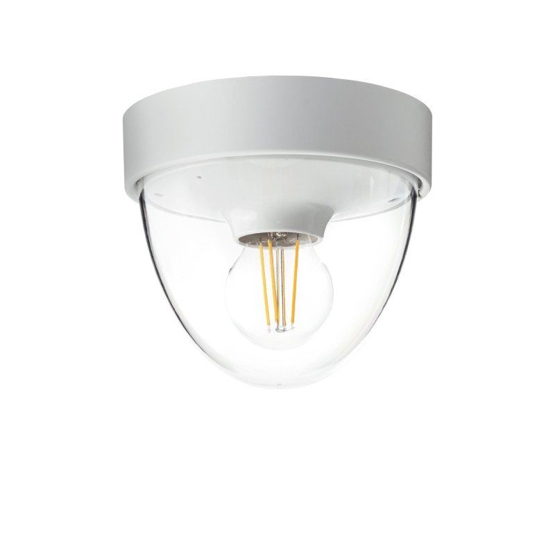 Lauko lubinis šviestuvas NOOK E27 IP44 Balta