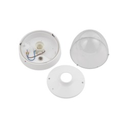 Lauko lubinis šviestuvas NOOK E27 IP44 Balta