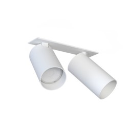 Pakreipiamas šviestuvas MONO SURFACE 2xGU10 IP20 Balta