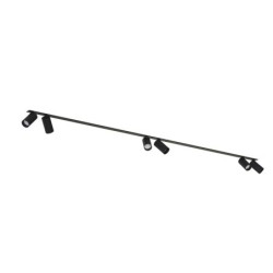 Pakreipiamas šviestuvas MONO SURFACE 6xGU10 IP20 Juoda