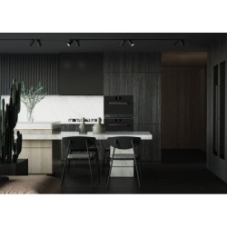 Pakreipiamas šviestuvas MONO SURFACE 6xGU10 IP20 Juoda