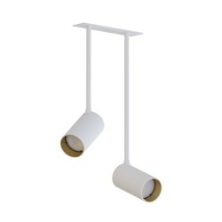 Pakreipiamas šviestuvas MONO SURFACE LONG 2xGU10 IP20 Balta