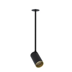 Pakreipiamas šviestuvas MONO SURFACE LONG M GU10 IP20 Juoda
