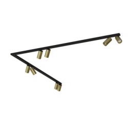 Pakreipiamas šviestuvas MONO CORNER 2x150 8xGU10 IP20 Mosiago