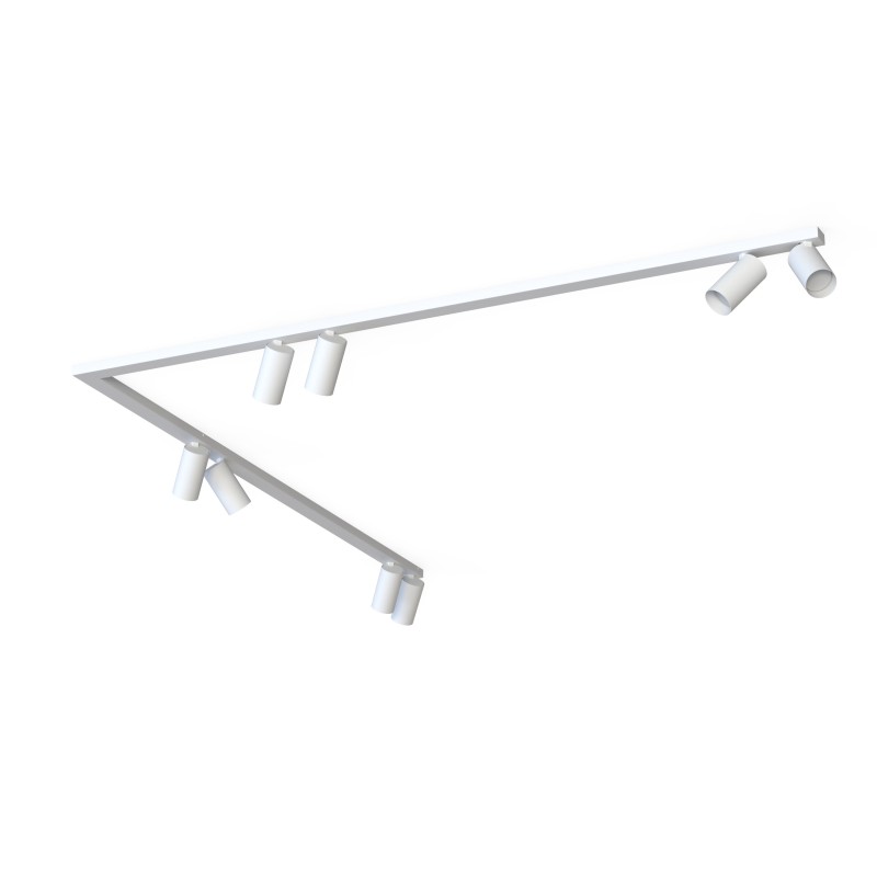 Pakreipiamas šviestuvas MONO CORNER 2x150 GU10 IP20 Balta