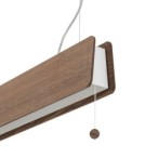 Linijinis šviestuvas OSLO 90 1xLED TUBE T8 IP20 Ruda