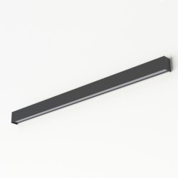 Sieninis šviestuvas STRAIGHT WALL LED L 1xLED TUBE T8 IP20 Grafitinė