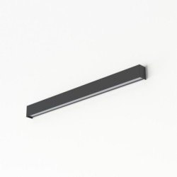 Sieninis šviestuvas STRAIGHT WALL LED M LED TUBE T8 IP20 Grafitinė