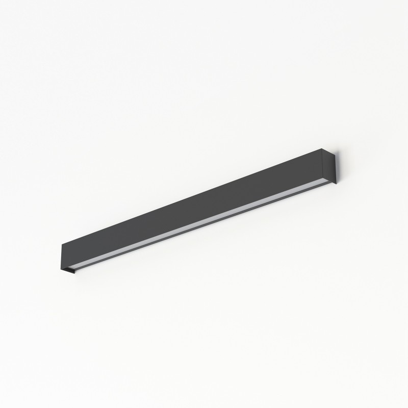 Sieninis šviestuvas STRAIGHT WALL LED M LED TUBE T8 IP20 Grafitinė