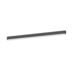 Linijinis vidaus šviestuvas SOFT CEILING LED 120X6 1x LED TUBE T8 IP20 Grafitinė