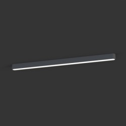 Linijinis vidaus šviestuvas SOFT CEILING LED 120X6 1x LED TUBE T8 IP20 Grafitinė