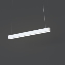 Linijinis lubinis šviestuvas SOFT 90X6 LED TUBE T8 IP20 Balta
