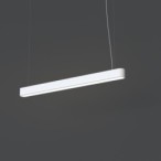 Linijinis lubinis šviestuvas SOFT 90X6 LED TUBE T8 IP20 Balta