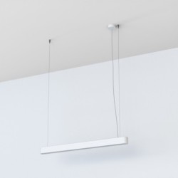 Linijinis lubinis šviestuvas SOFT 90X6 LED TUBE T8 IP20 Balta