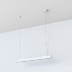Linijinis lubinis šviestuvas SOFT 90X6 LED TUBE T8 IP20 Balta