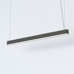 Linijinis vidaus šviestuvas SOFT 120X6 LED TUBE T8 IP20 Grafitinė
