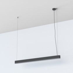 Linijinis vidaus šviestuvas SOFT 120X6 LED TUBE T8 IP20 Grafitinė