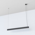 Linijinis vidaus šviestuvas SOFT 120X6 LED TUBE T8 IP20 Grafitinė