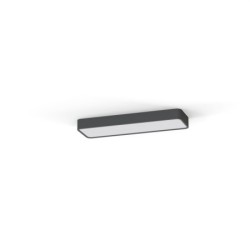 Lubinis šviestuvas SOFT CEILING 2xT8 IP20 Grafito