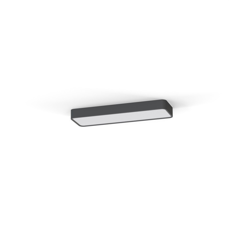 Lubinis šviestuvas SOFT CEILING 2xT8 IP20 Grafito