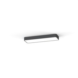 Lubinis šviestuvas SOFT CEILING 2xT8 IP20 Grafito