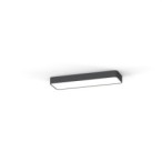 Lubinis šviestuvas SOFT CEILING 2xT8 IP20 Grafito