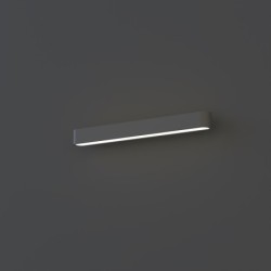 Sieninis šviestuvas SOFT WALL LED 60X6 LED TUBE T8 IP20 Grafito