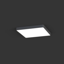 Plafonas SOFT CEILING LED 60X60 LED TUBE T8 IP20 Grafitinė