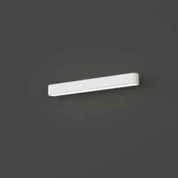 Sieninis šviestuvas SOFT WALL 60X6 T8 IP20 Balta
