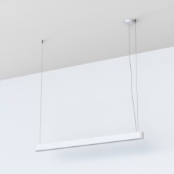Linijinis šviestuvas SOFT 120X6 T8 IP20 Balta
